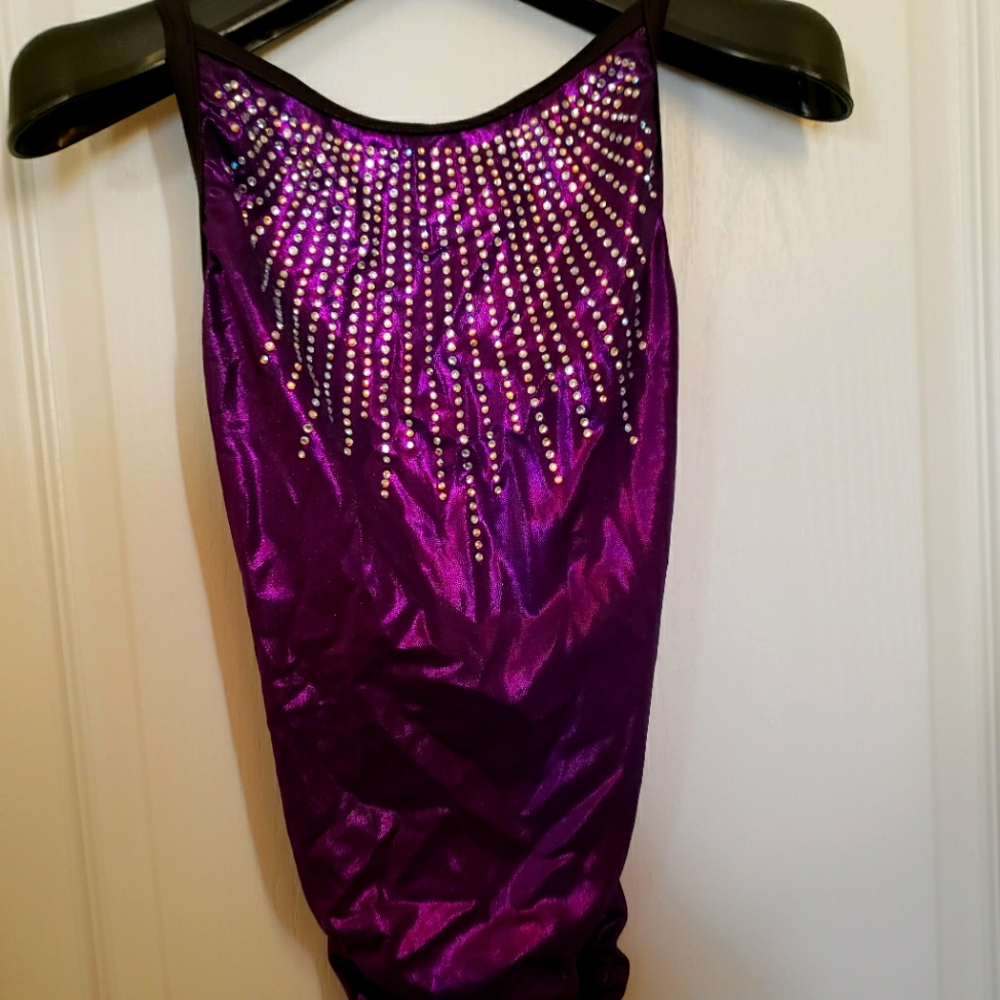 Gilling Purple Gymnastics Leotard size AM